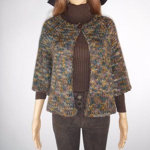 VINTAGE WAIST LENGTH KNIT LEO & NICOLE SWEATER